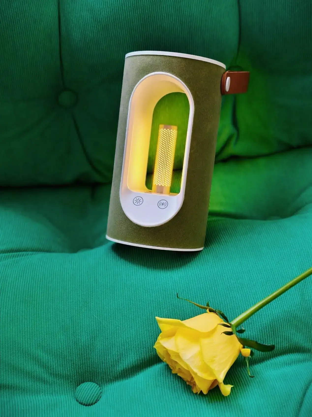Wireless Charging Flame Light