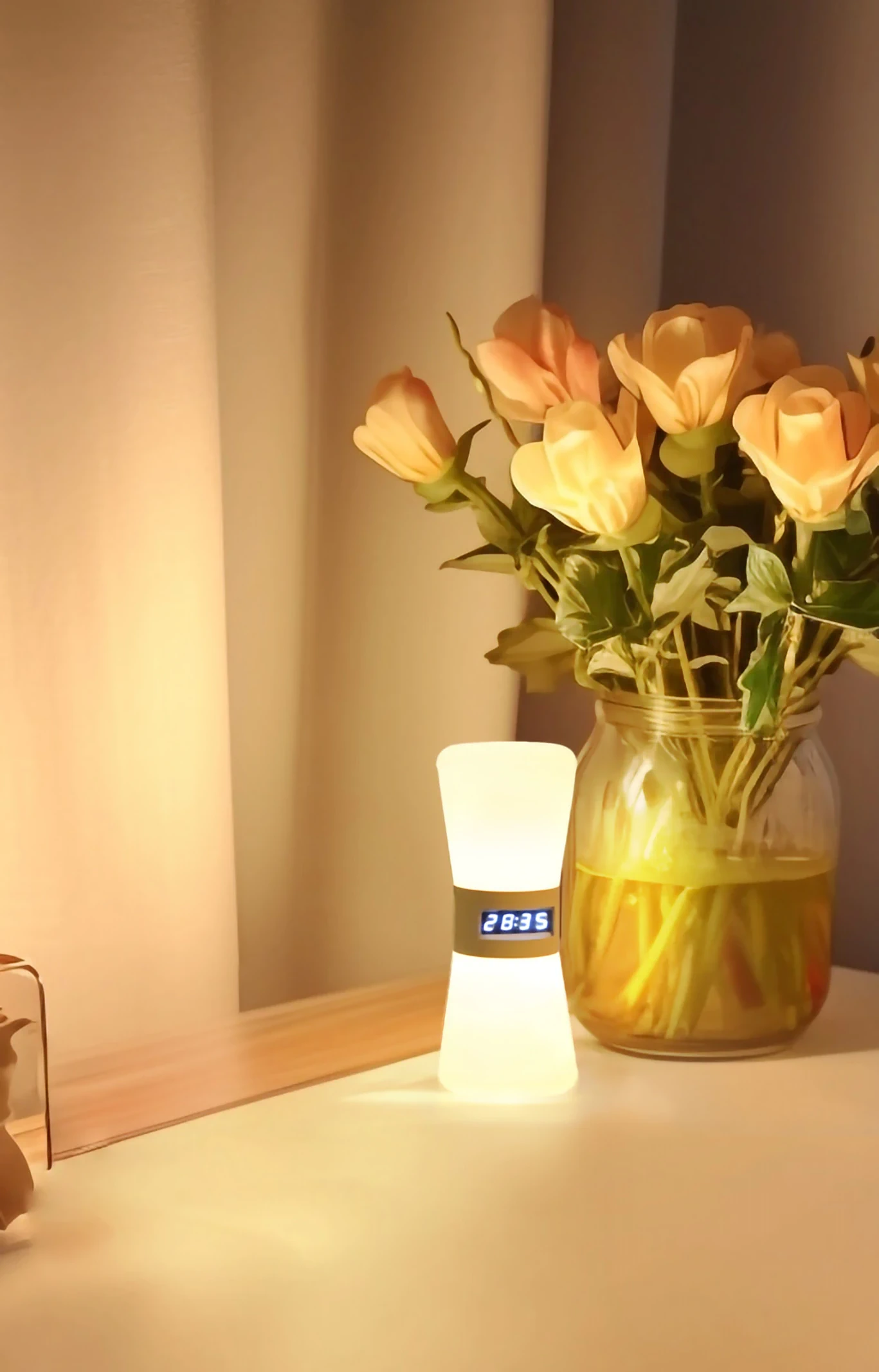 Ancient-Inspired LED Night Light with Modern Features
