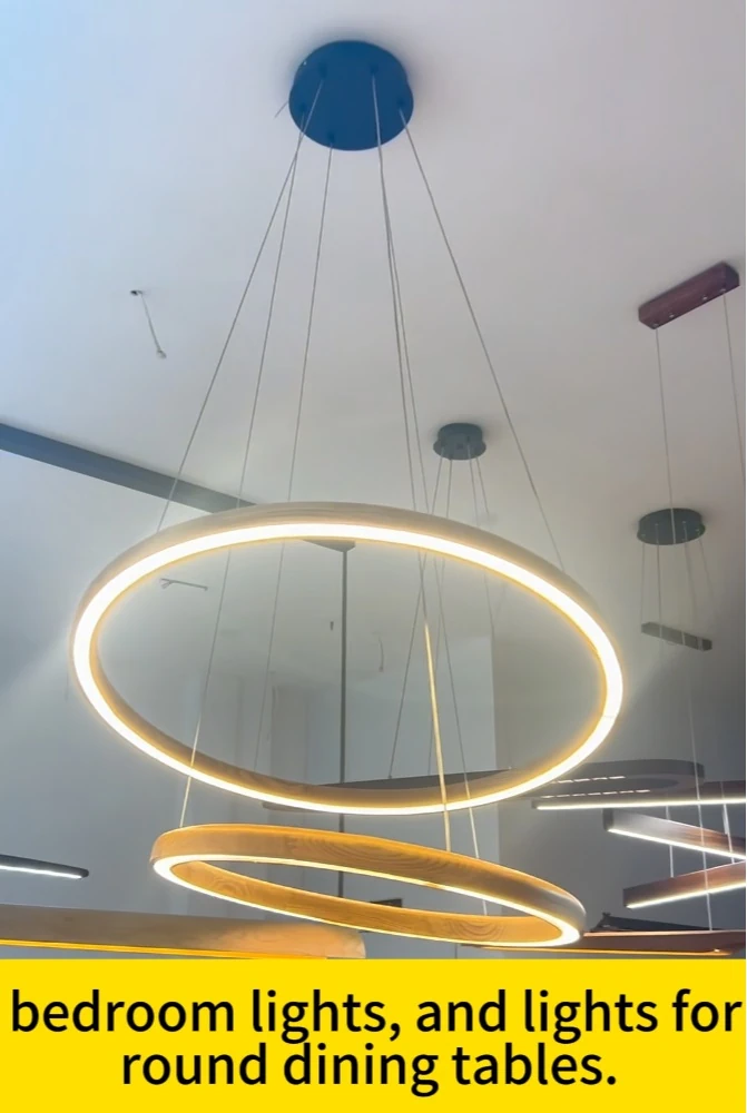 Ashwood LED circular Pendant Light for Dining Room