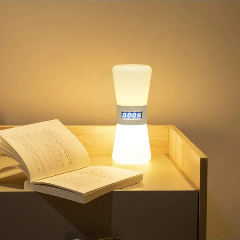 Grip-Friendly Hourglass Night Light with Timer