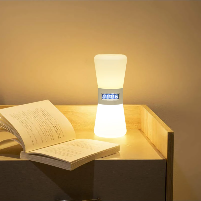 Grip-Friendly Hourglass Night Light with Timer