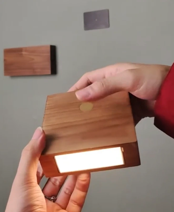 high-quality North American black walnut wall lamp