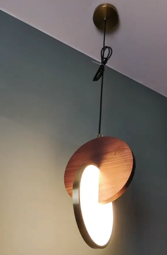 unique double-circle design Chandelier